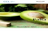 Palta - camaralima.org.pe · Palta Elaborado por el Instituto de Investigación y Desarrollo de Comercio Exterior – IDEXCAM – de la Cámara de Comercio de Lima Diciembre, 2017
