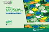 Xvii Festival de Juegos - vitoria-gasteiz.org · torneo de los hombres lobo de castronegro en euskera. librerÍa ronin catedral + 8 18:00 - 19:30 taller de lengua de signos. arabako