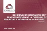CONSTITUCION ORGANIZACIÓN Y FUNCIONAMIENTO DE LA …s60498969db6c0f81.jimcontent.com/download/version/1405528984/module... · Participar en las inspecciones sobre las condiciones