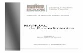 MANUAL de Procedimientos - seer.slp.gob.mxseer.slp.gob.mx/Transparencia 2017/mp013.pdf · de Procedimientos DIRECCION DE SERVICIOS ADMINISTRATIVOS ... Es una fuente de información