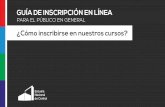 GUÍA DE INSCRIPCIÓN EN LÍNEA - enc-ticketing.org · Guia inscripcion online Created Date: 12/13/2017 12:23:26 PM ...
