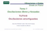 Tema 1 Oscilaciones libres y forzadas - drago.intecca.uned.esdrago.intecca.uned.es/download/d3d3LmludGVjY2EudW5lZC5lcw==_238170... · Juan José Miralles Canals. Centro asociado UNED.