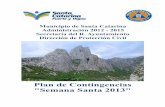 Dirección de Protección Civil, Santa Catarina, N.L. · La elaboración de un Plan de Contingencias para la temporada vacacional ... Total de áreas de riesgo 114 . ... MEDIDAS DE