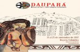 DAUPARÁdaupara.org/wp-content/uploads/2017/11/Catálogo-DAUPARÁ-2017.pdf · Taller de sonido: “Solución para ... Díaz, Sara Sierra, Eliza Riaño, Julio Valencia, Alejandro