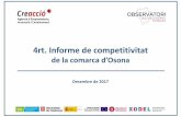 Presentació del 4rt Informe de competitivitat de la ... · 4rt Informe de competitivitat de la comarca d’Osona ... la dotació de factors productius especialitzats com el capital