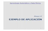 Aprendizaje Automático y Data Mining - profesaulosuna.com ROBOT/7_ejemplo.pdf · n Resolución redundancia: similitud con las configuraciones de los ejemplos. n Diferencia entre