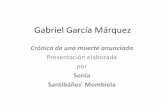 Gabriel García Márquez - iesparquegoya.es de actualidad/power... · En 1985 publica El amor en los tiempos del cólera, que según el ... RESUMEN •En un pueblo de la costa, cerca