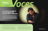 La violencia de género en las mujeres con discapacidad intelectual · 2018-02-09 · cognitiva sirve para redactar y diseñar la información para ... para un libro sobre Desarrollo