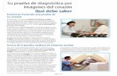 Prueba para evaluar el corazón Lo que debe saberpharmstresstech.com/pdf/Spanish_Patient_Guide.pdf · 2013-10-28 · Se tomará un grupo de imágenes luego del ejercicio en la cinta