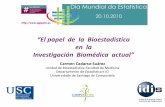 “El papel de la Bioestadística en la Investigación ... · “El papel de la Bioestadística en la Investigación Biomédica actual” ... Gómez Melis, Antonio Martín Andrés,