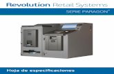 SERIE PARAGON - revolutionretailsystems.com · Maquina recaudadora de billetes a granel ... caso del modelo 3L 3,159 lb (1,432.8 kg) ... • Arqueo de caja y responsabilidad de los