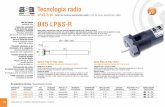 Tecnología radio · 30 Longitud cable 2,5 m - 3 conductores / Comprimento do cabo 2,5 m - 3 condutores Fácil de instalar Ø45 LP&S-R Instalação fácil Regulación automática
