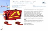 Mochilas de Emergencia Large FCS MEDICAL CONTROL® · compartimento para DEA, convirtiéndose así en imprescindible para cualquier situación de emergencia. ... RESUCITADOR MANUAL