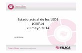LEDS 2014 SILICA - jcee.upc.es · • Sistema muy bueno para variar luminosidad o mezcla de RGB ... Fabricantes para control de LEDs. ... ocupación, control remoto, smartphones,