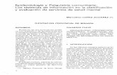 Epidemiología y Psiquiatría comunitaria: Los sistemas de ...documentacion.aen.es/pdf/revista-aen/1983/revista-08/02... · Los sistemas de información en la planificación y evaluación