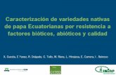 Caracterización de variedades nativas de papa Ecuatorianas ...cipotato.org/wp-content/uploads/Papanat 2010/2. Cuesta... · 1000.0 1500.0 2000.0 2500.0 3000.0 3500.0 AUDPC Variedades