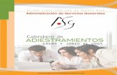 Calendario de ADIESTRAMIENTOS - gobierno.pr · Administración de Servicios Generales Estado Libre Asociado de Puerto Rico Calendario de ADIESTRAMIENTOS ENERO A JUNIO DE 2009