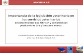 Importancia de la legislación veterinaria en los servicios ...conasamexico.org.mx/13/wp-content/uploads/2013/11/Importancia-de-la... · Importancia de la legislación veterinaria