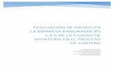 EVALUACIÓN DE RIESGO EN LA EMPRESA PANORAMA IPS S.A.S DE ...repository.ucc.edu.co/bitstream/ucc/1892/1/EVALUACIÓN DE RIESGO EN... · implica desarrollar empresa en Colombia. ...