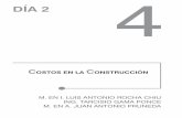 DÍA 2 4 - administracionytecnologiaparaeldiseno.azc.uam.mx · La construcción pesada está integrada por obras de ... COSTOS DE LOS PROYECTOS DE CONSTRUCCIÓN Los dos aspectos ...