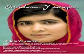 Malala Yousafzai - oirahoraysiempre.com · historia en realidad se remonta a lo que le sucedió a una pequeña, víctima de la bomba aómica durt ane la St egunda Guerra Mundial.