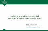 Sistema de Información del Hospital Italiano de Buenos Aires · ejecución de políticas en salud más eficientes en ... Estructura de las organizaciones - Henry Mintzberg . ...