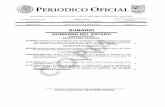 PERIODICO OFICIAL - H. Congreso del Estado de Tamaulipas · Victoria, Tam., jueves 4 de agosto de 2011 Periódico Oficial Página 2 GOBIERNO DEL ESTADO PODER EJECUTIVO SECRETARÍA