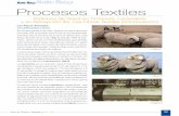 Procesos Textiles - tintoreriaindustrial.com³n/procesos... · de ácido sulfúrico son usados durante el proceso in-dustrial de la lana, para carbonizar la materia vegetal adherida