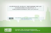 CLÁUSULA SUELO, INFORME DE LA COMISIÓN EUROPEA Y VALORACIONES DE …uniodeconsumidors.org/wp-content/uploads/2016/12/informe... · 2016-12-12 · ... INFORME DE LA COMISIÓN EUROPEA