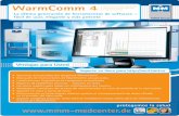 WarmComm 4 SOFTWARE DE COMUNICACIÓN E … · El único límite es la red del cliente y la configuración de los puertos de comunicación. internet GSM Climacell EVO Solución de