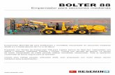 BOLTER 88 - resemin.com · de brazo manipulador de malla permite realizar enmallado mecanizado. Toda la operación combinada de forma segura para el operador. Chasis para trabajo