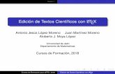 Edición de Textos Científicos con LaTeX - ujaen.esajlopez/asignat/latex/clatex.pdf · Edición de Textos Cientíﬁcos con LATEX Antonio Jesús López Moreno Juan Martínez Moreno