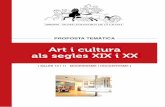 Art i cultura als segles XIX i XX - Ajuntament de Girona · pretat la seva obra, però coneixem per què ho fa? ... com el de “la vaca cega ... en el cas de Girona, per culpa de