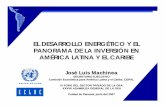 EL DESARROLLO ENERGÉTICO Y EL PANORAMA DE LA … · COSTO PROMEDIO DE GENERACION (US$ cents/kWh) TECNOLOGÍA. CONTENIDO 1. América Latina y el Caribe en el contexto energético