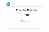 8º Unidad Didáctica - Personalpersonals.ac.upc.edu/elara/documentacion/PORTALES - UD8 - PHP.pdf · 7 8.1 LENGUAJES DE SCRIPT DEL SERVIDOR: PHP PHP (Hypertext Pre Processor) es un