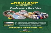 reotemp 4pp P&S brochure - En Espanol · de propiedad familiar durante los últimos 30 ... Sensores SRT Calibracion • Sistema de múltiples sellos de vidrio y ... • Sifones •