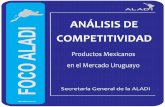 ANÁLISIS DE ALADI COMPETITIVIDAD - Secretaría de Economía · surgen de una demanda uruguaya dinámica y eficiencia mexicana alta. Las ... potasio 9.874.959 4.942.625 100 Aceites
