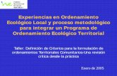 Experiencias en Ordenamiento Ecológico Local y proceso ...iacatas.org.mx/documentos/OTC_patzcuaro_2005/Negrete_INE_OTC.pdf · para integrar un Programa de Ordenamiento Ecológico