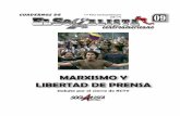 MARXISMO Y LIBERTAD DE PRENSA - elsoca.orgelsoca.org/pdf/Marxismo y Libertad de Prensa.pdf · En este Cuaderno de El Socialista Centroamericano No 9 publicamos tres artículos relacionados