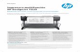 Impresora multifunción HP DesignJet T830 - interempresas.net · a través de Internet a una impresora con conexión a Internet de HP. El uso de banda ancha inalámbrica requiere