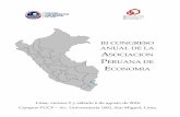 III CONGRESO ANUAL DE LA ASOCIACION PERUANA DE ECONOMIAfiles.pucp.edu.pe/departamento/economia/Programa-Version-Final.pdf · los niños y niñas del Perú: Un estudio a nivel nacional