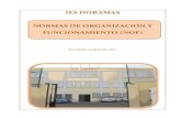 NORMAS DE ORGANIZACIÓN Y FUNCIONAMIENTO · Comisión de Coordinación Pedagógica ... Procedimiento para la atención del alumnado en caso de accidentes escolares ...