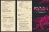 ARROZ, FIDEOS MENÚ IMPERIAL TAIPAN DE SUSHI Y …imperialtaipanrestaurant.com/.../images/menu-tai-pan-es.pdf · ARROZ, FIDEOS Y PLATOS ... hechos con los ingredientes más frescos