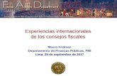 Experiencias internacionales de los consejos fiscales · El problema de la gestión de los recursos comunes ... oficinas separadas, sitios web y conferencias de prensa ... -0.7-0.6-0.5-0.4-0.3-0.2-0.1
