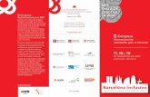 Organizado por: II - Congres Internacional Barcelona Inclusiva 2017 · Participan: Javier Onrubia, UB; Miguel Ángel Santos, UdM; Aina Tarabini, UAB. Dinamiza: Teresa Guasch, UOC.