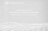 ROL DE LA FAO · Este texto, continuación del documento ... una introducción de la situación del agro chileno en las ... manteniendo un orden jerárquico en el campo, con ...