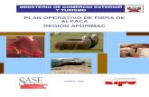 MINISTERIO DE COMERCIO EXTERIOR Y TURISMOinfoalpacas.com.pe/wp-content/uploads/2016/09/POP_FIBRA_ALPACA.pdf · Empresa SENASA ... exportadora de fibra de alpaca y derivados; ... 5112909000