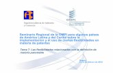 Seminario Regional de la OMPI para algunos pa íses de Am ... · implementac íon y el uso de ciertas flexibilidades en materia de patentes Tema7: Las flexibilidadesrelacionadascon