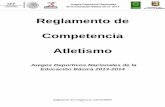 Reglamento de Competencia Atletismohistorico.conade.gob.mx/.../JDN2014/Reglamento_Ajedrez_Secundaria.pdf · 6.1. En el caso de cronometraje manual, se designará un número suficiente