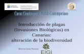 Introducción de plagas (Invasiones Biológicas) en Canarias ...media1.webgarden.es/files/media1:4cee068524125.pdf.upl... · alteración de las características del hábitat, modificación